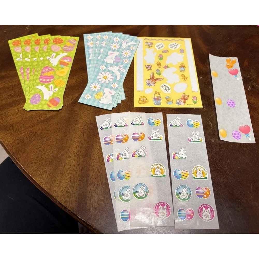 Easter Bunny Crafting/Collectors Stickers Vintage Some New